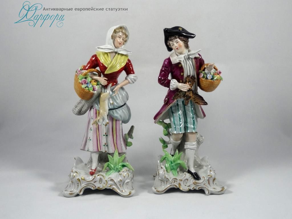 Фарфор, статуэтка, антиквариат, Германия, Sitzendorf